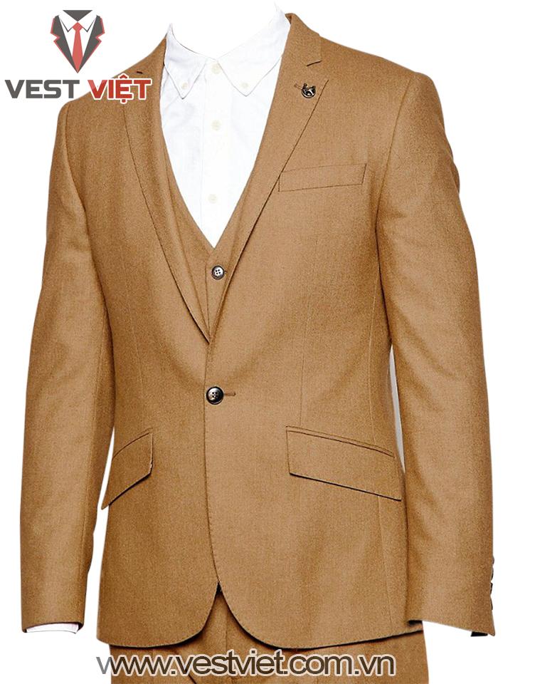 VEST NAM MÀU DA BÒ VIP03